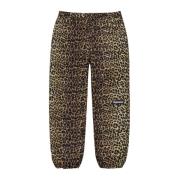 Supreme Leopard Micro Down Pant Vattenavvisande Brown, Herr