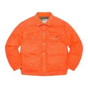 Supreme Neon Orange Canvas Dunjacka Orange, Herr