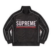 Supreme Världsberömd Jacquard Track Jacket Svart Black, Herr