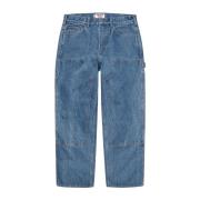 Supreme Begränsad Upplaga Denim Målare Byxa Blue, Herr