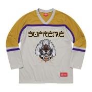 Supreme Begränsad upplaga Demon Hockey Jersey Grå Gray, Herr