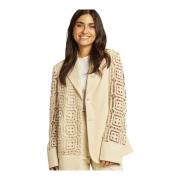 Alma EN Pena Spetsblazer Beige, Dam