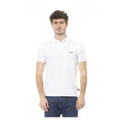 Baldinini Trend Polo Skjorta med Logo White, Herr