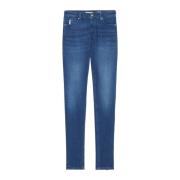 Marc O'Polo Jeansmodell KAJ Skinny hög midja Blue, Dam