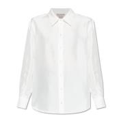 Alexander McQueen Sidenskjorta White, Dam