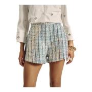 Alma EN Pena Paljettkollade shorts Multicolor, Dam