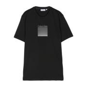 Calvin Klein Svart T-shirt med Logo Print Black, Herr