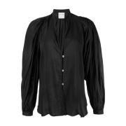 Forte Forte Long Sleeve Tops Black, Dam