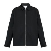 Jil Sander Skjorta med krage Black, Herr