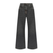 Etro Straight Leg Jeans Gray, Dam