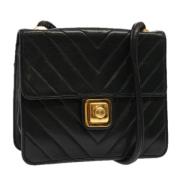 Chanel Vintage Pre-owned Laeder chanel-vskor Black, Dam