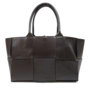 Bottega Veneta Vintage Pre-owned Laeder handvskor Brown, Dam