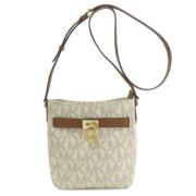 Michael Kors Pre-owned Pre-owned Plast axelremsvskor Beige, Dam