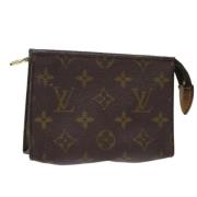 Louis Vuitton Vintage Pre-owned Canvas necessrer Brown, Dam