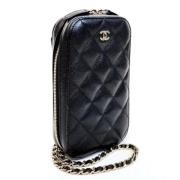 Chanel Vintage Pre-owned Laeder axelremsvskor Black, Dam