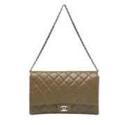 Chanel Vintage Pre-owned Laeder chanel-vskor Green, Dam