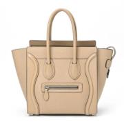 Celine Vintage Pre-owned Tyg celine-vskor Beige, Dam