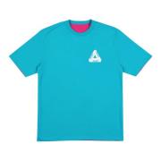 Palace Begränsad upplaga Reverso T-shirt Teal/Magenta Blue, Herr