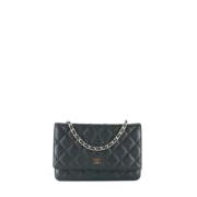 Chanel Vintage Pre-owned Laeder chanel-vskor Black, Dam