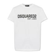 Dsquared2 T-shirt med tryck White, Herr