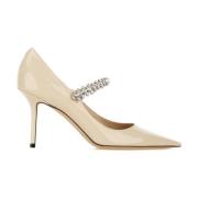 Jimmy Choo Högklackade skor Beige, Dam