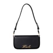 Karl Lagerfeld Stilren Crossbody Handväska Black, Dam