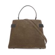 Brunello Cucinelli Brun Mocka Läder Axelväska Brown, Dam