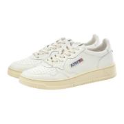 Autry Vintage Låg Läder Sneaker Vit-37 White, Herr