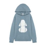 Autry Moln Effekt Hoodie Blue, Herr