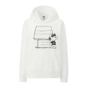 Kaws Begränsad upplaga Doghouse Hoodie Vit White, Herr