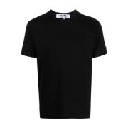 Comme des Garçons Play Svart Pixel Logo T-shirt Black, Herr