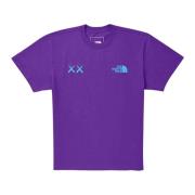 Kaws Begränsad upplaga Tee Lila/Blå Purple, Herr