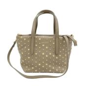 Jimmy Choo Pre-owned Pre-owned Tyg totevskor Beige, Dam