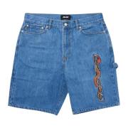 Palace Stone Wash Shorts Limited Edition Blue, Herr