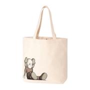 Kaws Semester Tote Väska Naturlig Begränsad Upplaga Beige, Dam