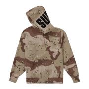 Supreme Begränsad upplaga Rib Hooded Sweatshirt Camo Brown, Herr