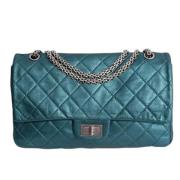 Chanel Vintage Pre-owned Laeder crossbodyvskor Blue, Dam