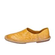 Moma Läderloafers för Kvinnor Yellow, Dam