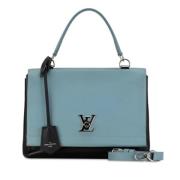 Louis Vuitton Vintage Pre-owned Laeder axelremsvskor Blue, Dam