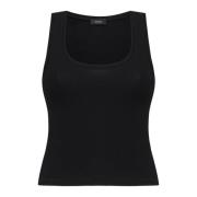 Wardrobe.nyc Svart Ribbad Tanktop Black, Dam