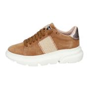 Stokton Sneakers i mocka för kvinnor Brown, Dam