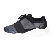 Stokton Läder Sneakers för Kvinnor Black, Dam