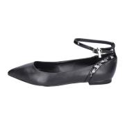 Liu Jo Ballet Flats Syntetiskt Läder Kvinnor Black, Dam