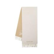 Burberry Lyxig Knight Logo Cashmere Halsduk Beige, Unisex