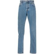 Gucci Klar Blå Denim Jeans Blue, Herr