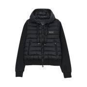 Duvetica Svart Hybrid Dunjacka Aw23 Black, Dam