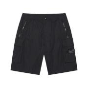 Duvetica Svarta Cargo Shorts med UV-skydd Black, Herr