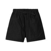 Carhartt Wip Avslappnad passform bomullsshorts Black, Herr