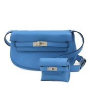 Hermès Vintage Pre-owned Laeder handvskor Blue, Dam