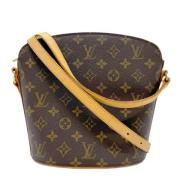 Louis Vuitton Vintage Pre-owned Canvas axelremsvskor Brown, Dam